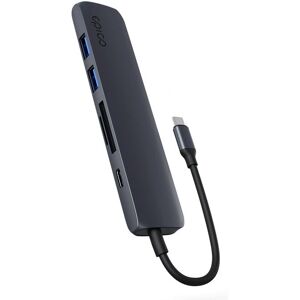 Epico 6-i-1 Aluminium Hub 8K - Himmelblå - USB Hub Epico 6-i-1 Aluminium Hub 8K - Himmelblå - USB Hub