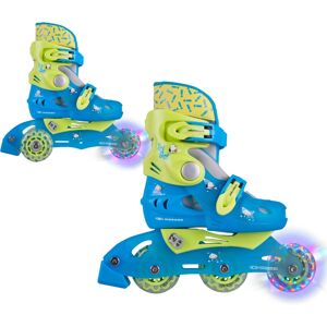 Rolki dziecięce Worker TriGo LED - Niebieskie, rozmiar 26-30 - rolki Rolki dziecięce Worker TriGo LED - Niebieskie, rozmiar 26-30 - rolki