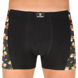 VoXX Černé a oranžové pánské boxery - Boxer Shorts VoXX Černé a oranžové pánské boxery - Boxer Shorts