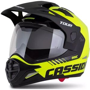 Cassida - Tour 2.0 Dual - Amarillo-Negro - XL - Casco Cassida - Tour 2.0 Dual - Amarillo-Negro - XL - Casco
