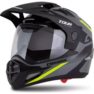 Cassida Tour 2.0 X-tra - gris-fluo amarillo-negro - S - Enduro Helmet Cassida Tour 2.0 X-tra - gris-fluo amarillo-negro - S - Enduro Helmet