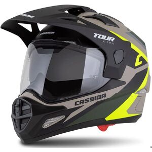 Cassida - Tour 2.0 X-tra - Sand-fluo gelb-grün-schwarz - L - Helmet Cassida - Tour 2.0 X-tra - Sand-fluo gelb-grün-schwarz - L - Helmet