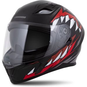 Cassida - Orbit Strix Integralhelm - XL - rot-grau-weiß-schwarz - motorkerékpár sisak Cassida - Orbit Strix Integralhelm - XL - rot-grau-weiß-schwarz - motorkerékpár sisak