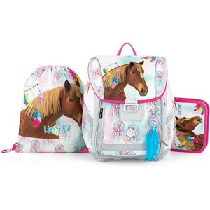 Oxybag Set Școlar 3 piese PREMIUM LIGHT cal romantic - Set școlar Oxybag Set Școlar 3 piese PREMIUM LIGHT cal romantic - Set școlar