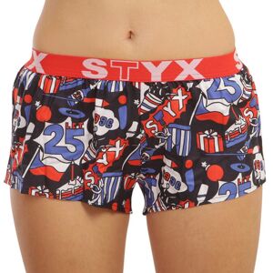 Șorturi din bumbac pentru femei Styx - Croială sportivă Șorturi din bumbac pentru femei Styx - Croială sportivă