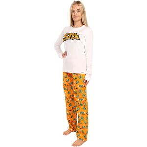 Pijamale Styx Kaktusy Portocaliu-Alb - Pijama Pijamale Styx Kaktusy Portocaliu-Alb - Pijama