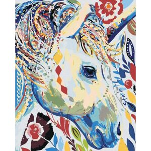 ZUTY White Painting Kit - Numbered Canvas - 40x50cm - Painting Kit ZUTY White Painting Kit - Numbered Canvas - 40x50cm - Painting Kit