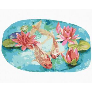 Sada na malování podle čísel ZUTY - 40x50 cm - Vícebarevná - Snadné malování podle čísel Sada na malování podle čísel ZUTY - 40x50 cm - Vícebarevná - Snadné malování podle čísel