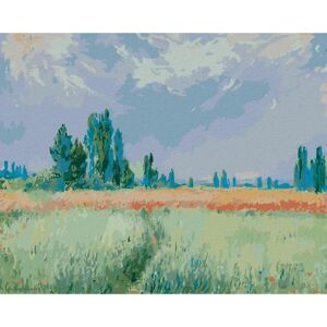 Zuty - PŠENIČNÉ POLE (CLAUDE MONET) - 40x50 cm - plátno bez rámu - Diamond painting Zuty - PŠENIČNÉ POLE (CLAUDE MONET) - 40x50 cm - plátno bez rámu - Diamond painting