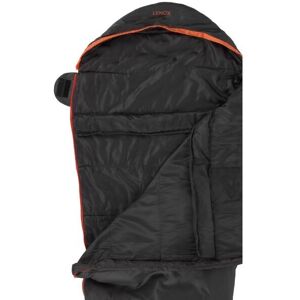 Sac de dormit de vară în formă de mumie LOAP LENOX Negru/Portocaliu Sac de dormit de vară în formă de mumie LOAP LENOX Negru/Portocaliu