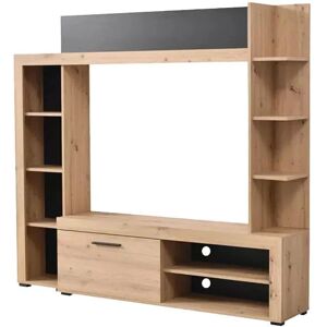 Vente-unique Baltimore Unidade de TV de Parede com Armazenamento Vente-unique Baltimore Unidade de TV de Parede com Armazenamento