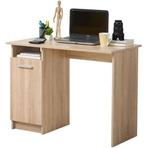 Bizzotto - Kompakt sötétbarna fa befejezésű íróasztal tárolóval - Íróasztal Bizzotto - Kompakt sötétbarna fa befejezésű íróasztal tárolóval - Íróasztal