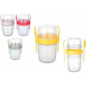 Pojemnik na jedzenie Titiz z sztućcami - 650ml - 10x9x15cm Pojemnik na jedzenie Titiz z sztućcami - 650ml - 10x9x15cm