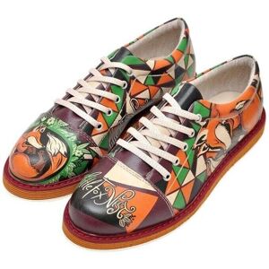 DOGO Broke's Vegan Leren Sneakers - Little Fox Nest Design - Zwart - Sneakers DOGO Broke's Vegan Leren Sneakers - Little Fox Nest Design - Zwart - Sneakers
