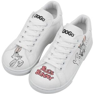 DOGO Kindersneakers Veganistisch Leer Wit Warner Bros - Sneakers DOGO Kindersneakers Veganistisch Leer Wit Warner Bros - Sneakers