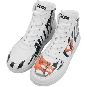 DOGO Ace Boots Cuddling Season Hög Top Sneakers - Vegansk Vit DOGO Ace Boots Cuddling Season Hög Top Sneakers - Vegansk Vit