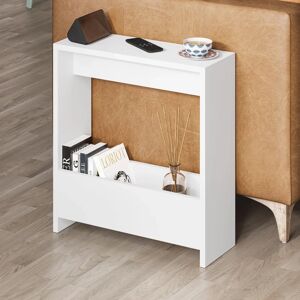 Decortie Simpi White Side End Table - Side End Table Decortie Simpi White Side End Table - Side End Table