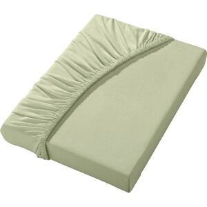 WÄSCHEPUR WITT-PBK Inbeddsheet - Katoen, Groen, 90-100x190-200 cm WÄSCHEPUR WITT-PBK Inbeddsheet - Katoen, Groen, 90-100x190-200 cm