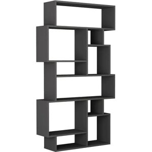 Scaffale Hanah Home Karmato - Antracite - Truciolare laminato - 169x96x26cm - Scaffale Scaffale Hanah Home Karmato - Antracite - Truciolare laminato - 169x96x26cm - Scaffale