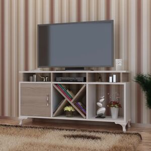 Meuble TV Hanah Home Brylee - Blanc, Córdoba - Meuble TV - Publicité Meuble TV Hanah Home Brylee - Blanc, Córdoba - Meuble TV - Publicité