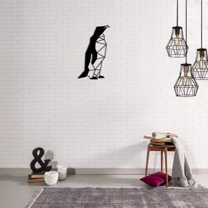 Decorazione parete pinguino nero in acciaio Homemania - Arte murale Decorazione parete pinguino nero in acciaio Homemania - Arte murale