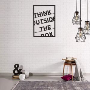 Homemania Think Decorazione in Acciaio - 50x0,15x70 cm Homemania Think Decorazione in Acciaio - 50x0,15x70 cm