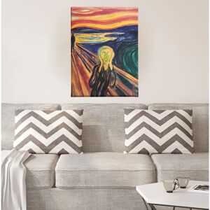 Homemania Arte da Parete - Scream of Munch - Multicolore - 90x60 cm Homemania Arte da Parete - Scream of Munch - Multicolore - 90x60 cm