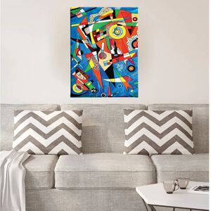 Homemania Arte de Pared Multicolor - Poliester y Madera - 60x3x90 cm Homemania Arte de Pared Multicolor - Poliester y Madera - 60x3x90 cm