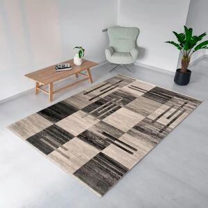 MY HOME Beliz Grau Teppich - Flachgewebe, 60x90cm, 9mm, Modernes Design MY HOME Beliz Grau Teppich - Flachgewebe, 60x90cm, 9mm, Modernes Design