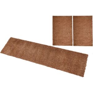 Bruno Banani Shaggy Soft Braune Teppich - Bettumrandung Bruno Banani Shaggy Soft Braune Teppich - Bettumrandung