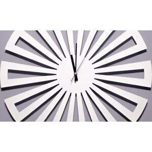 Homemania Modelo L50xP0,15xA50 cm Reloj de Pared Geométrico Blanco Homemania Modelo L50xP0,15xA50 cm Reloj de Pared Geométrico Blanco