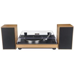 Epikasa Vintage Platine Vinyle - Marron - Supporte 33 et 45 RPM - Platine - Publicité Epikasa Vintage Platine Vinyle - Marron - Supporte 33 et 45 RPM - Platine - Publicité