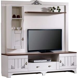 Hanah Home, Mobilier TV, Amelie - Mobilier TV - Alb și Maro Hanah Home, Mobilier TV, Amelie - Mobilier TV - Alb și Maro