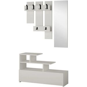 Ensemble Kailua 519 Armoire de rangement murale - 100x30cm - Blanc - Publicité Ensemble Kailua 519 Armoire de rangement murale - 100x30cm - Blanc - Publicité