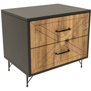 Woody Fashion 854KLN3301 Natbord - Træ, Sort Woody Fashion 854KLN3301 Natbord - Træ, Sort