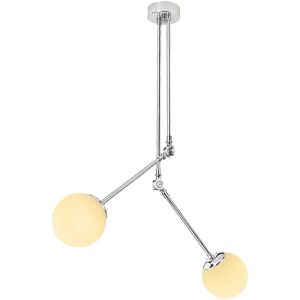 Opviq Model 3451 - Lampa de plafon crom și alb - Candelabru Opviq Model 3451 - Lampa de plafon crom și alb - Candelabru