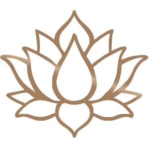 Wallity Floare de Lotus din Cupru Decor pentru Perete - Accesoriu de Perete Wallity Floare de Lotus din Cupru Decor pentru Perete - Accesoriu de Perete