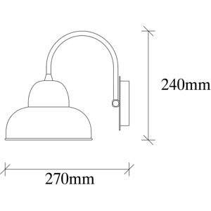 Opviq Berceste Lámpara de Pared - Vintage E27 - Luz de Pared Opviq Berceste Lámpara de Pared - Vintage E27 - Luz de Pared
