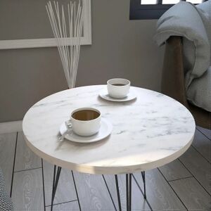 Măsuță laterală Sandalf Marmo de la Hanah Home - Modernă Măsuță laterală Sandalf Marmo de la Hanah Home - Modernă