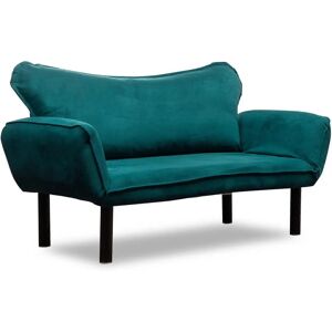 Atelier del Sofa Canapea extensibilă 2 locuri Chatto - Albastru Petrolie Atelier del Sofa Canapea extensibilă 2 locuri Chatto - Albastru Petrolie