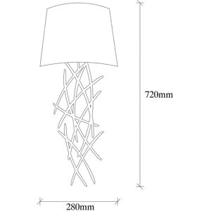 Lampa de Perete Opviq Asaf - 6984 - Abajur Textil, Negru Lampa de Perete Opviq Asaf - 6984 - Abajur Textil, Negru