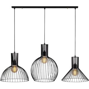 Μενταγιόν Opviq Fellini - MR - 768 - Μαύρο Μέταλλο Εσωτερικός φωτισμός Μενταγιόν Opviq Fellini - MR - 768 - Μαύρο Μέταλλο Εσωτερικός φωτισμός