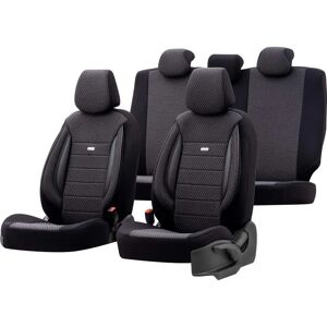 OTOM Seat Cover Set - Universal Sport Black/Gray - 11 Pieces OTOM Seat Cover Set - Universal Sport Black/Gray - 11 Pieces