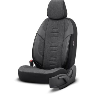 Otom THRONE 102 Seat Cover - Gray Textile, Front & Rear Otom THRONE 102 Seat Cover - Gray Textile, Front & Rear