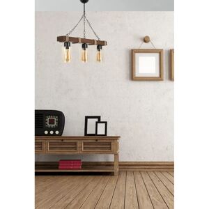 Lampadario in Legno Jasmine a 3 Luci - Illuminazione a Soffitto Lampadario in Legno Jasmine a 3 Luci - Illuminazione a Soffitto