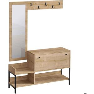 Set de intrare Kailua cu oglindă - Modern și compact Set de intrare Kailua cu oglindă - Modern și compact