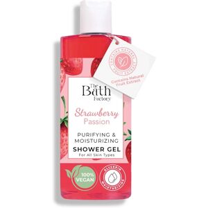 The Bath Factory Passion Gel Douche Fraise - Gel Douche - Publicité The Bath Factory Passion Gel Douche Fraise - Gel Douche - Publicité
