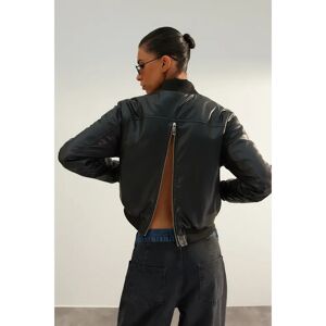 Palton Oversize din Piele Artificială - Palton Palton Oversize din Piele Artificială - Palton