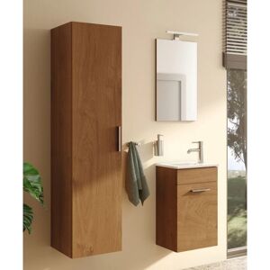 Vitra - Gabinete de baño Mia 145x35x35 cm, puerta con cierre amortiguado, Roble Vitra - Gabinete de baño Mia 145x35x35 cm, puerta con cierre amortiguado, Roble