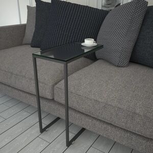 Hanah Home Callen Glass Side Table - Side Table Hanah Home Callen Glass Side Table - Side Table